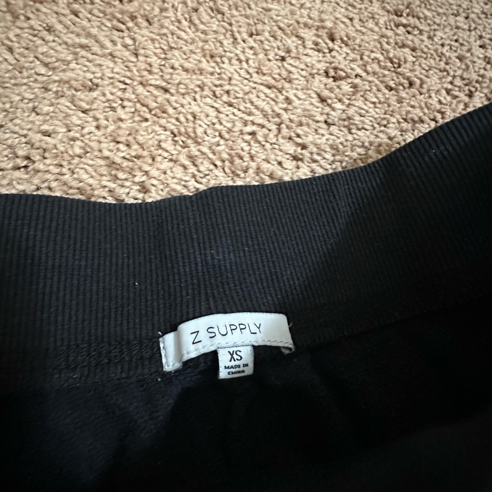 Z Supply Black Patterned Joggers - Picture 3 of 4